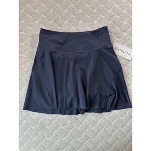 Athleta Ace Tennis Skort Womens Small Blue 15 1/2 SwiftLite Pockets Athletic